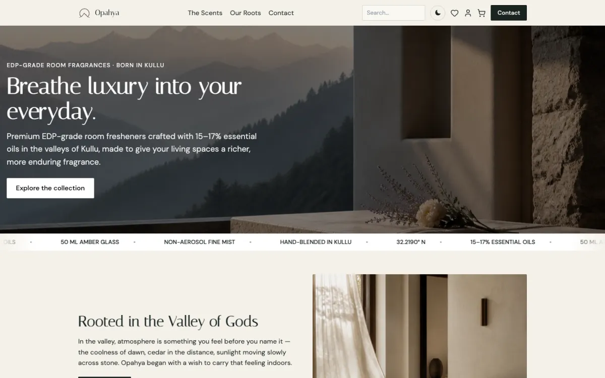 Opahya website