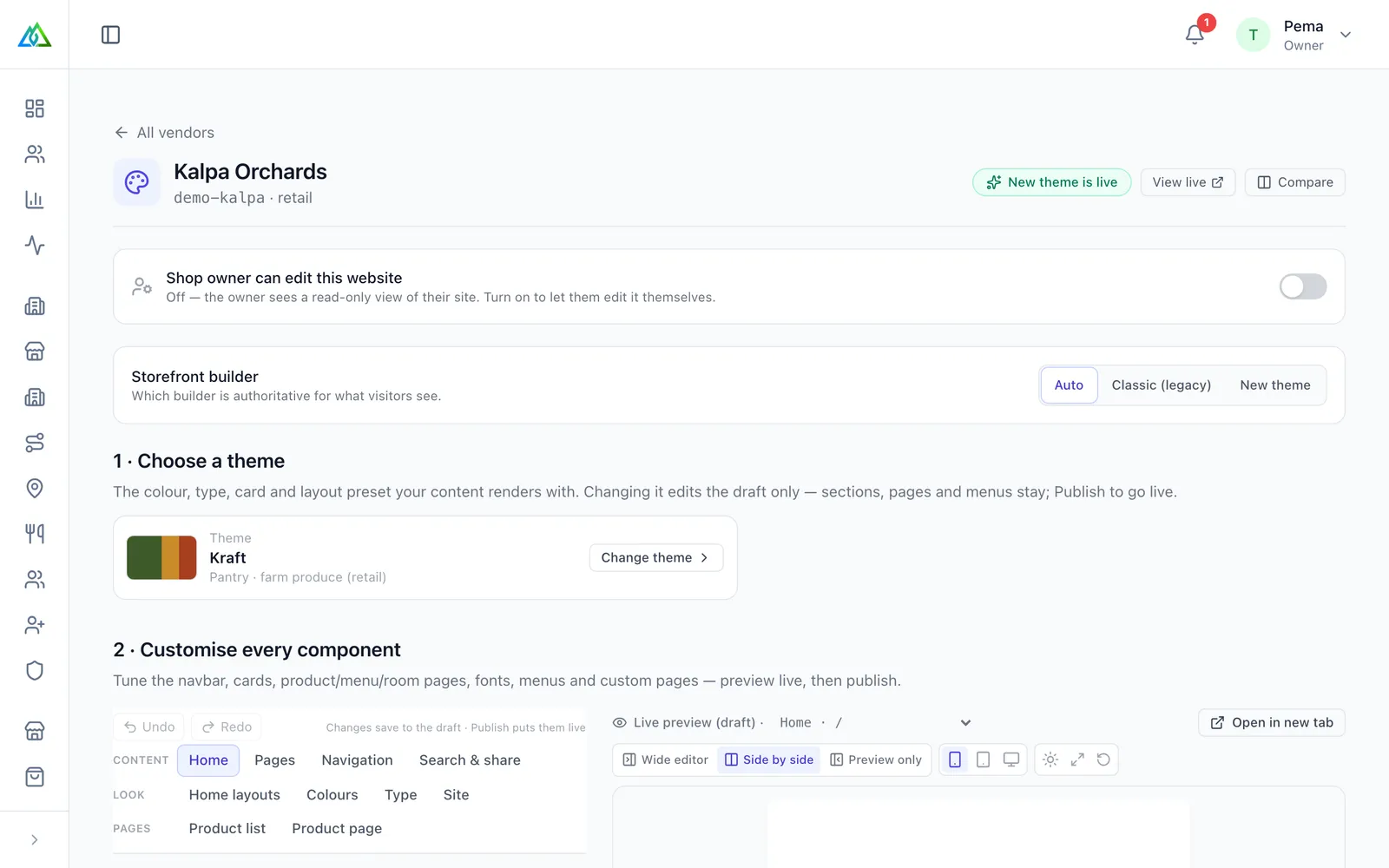 Website builder
